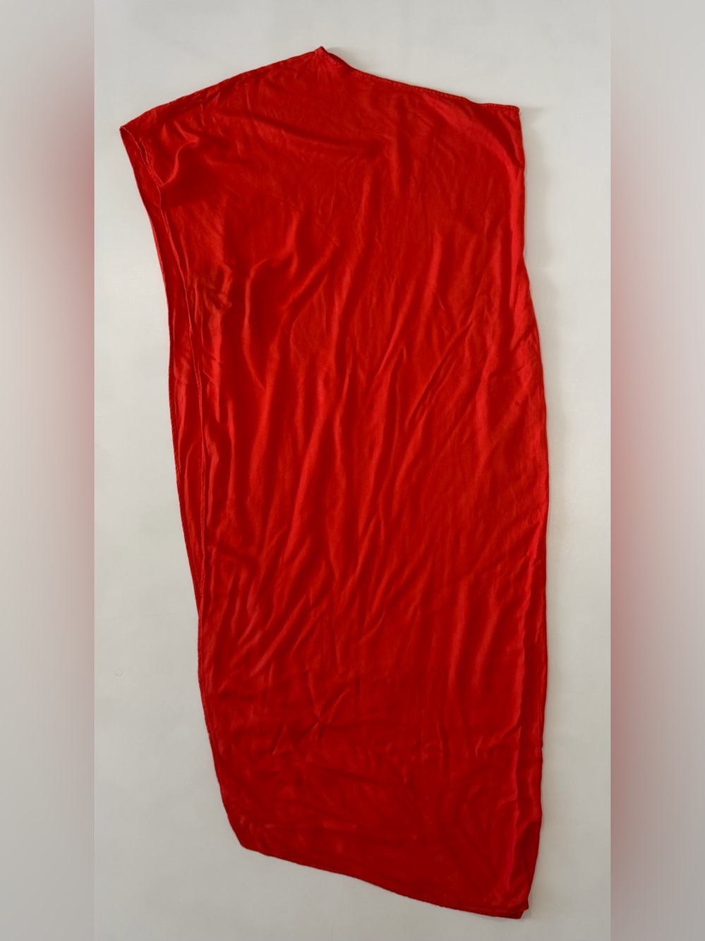 Pitusa Women’s Standard Red Asymmetric One-Shoulder Dress